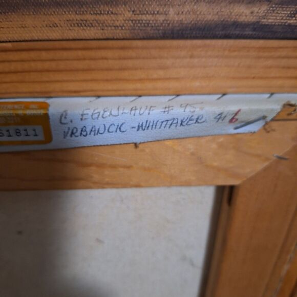 A Vintage Japanese Painting on Canvas Framed Artwork Floral Butterfly - Picture 11 of 16